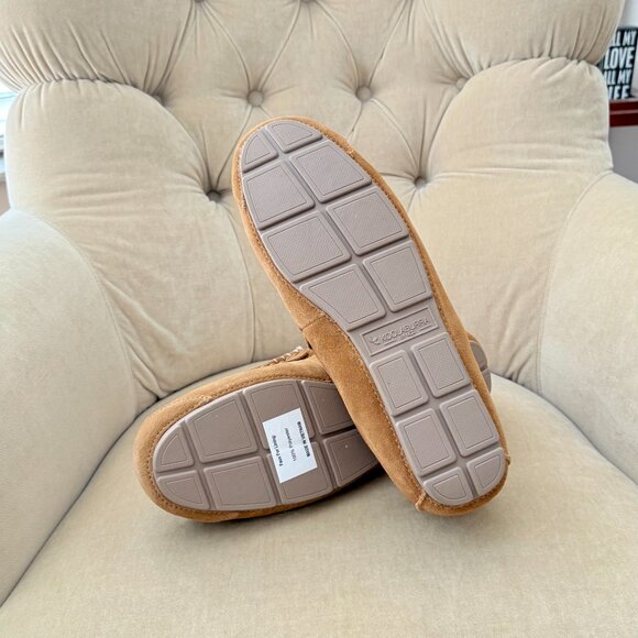 NEW Auth KOOLABURRA By UGG Men's Tipton 1105893 Chestnut Suede Moccasin Shoes - Picture 6 of 8